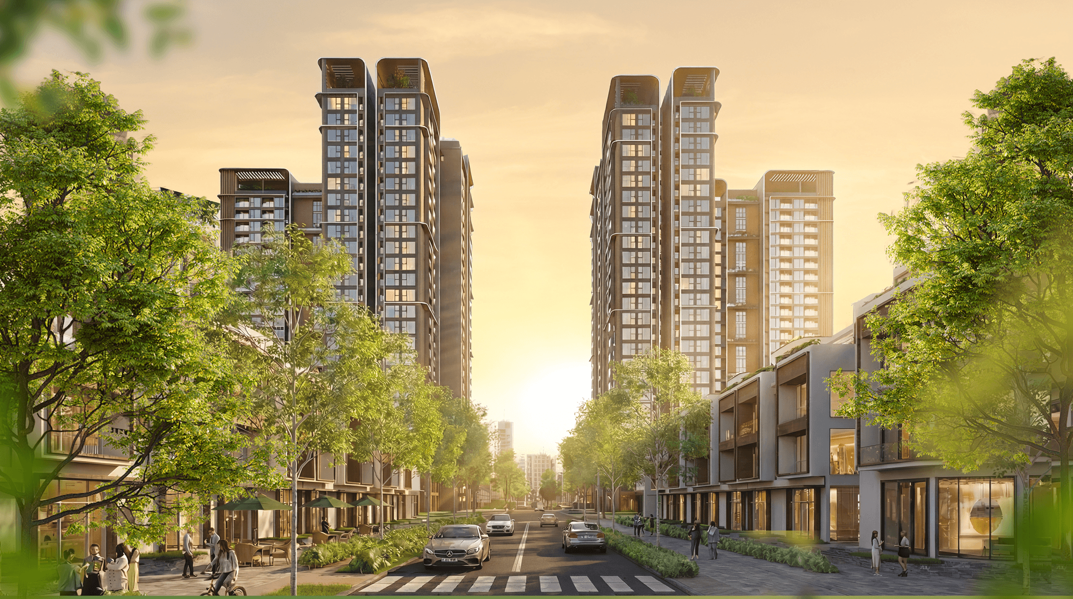 Phối cảnh tổng thể The Vista Văn La